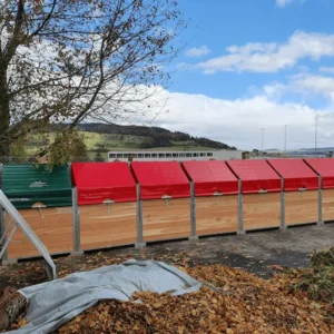 Kompostiersystem "Decotherm" mit 6 Kammern